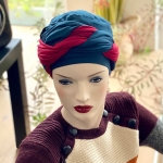 LESLIE BLEU/BORDEAUX