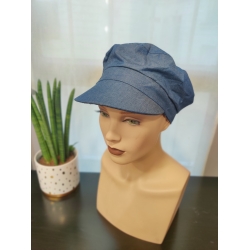 casquette bleu denim