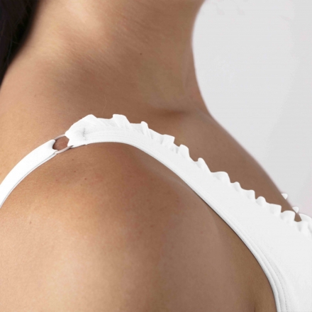 Brassière comfort Lison blanc a bretelles