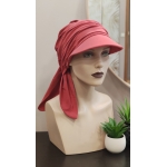 Casquette briana cap coton rouge intense