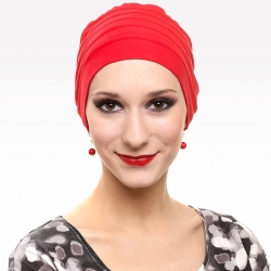 Turban femme modèle Lola ROUGE