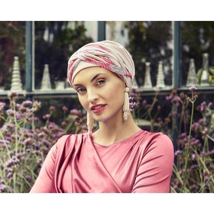 TURBAN BOHO SCARLETT ROSE 